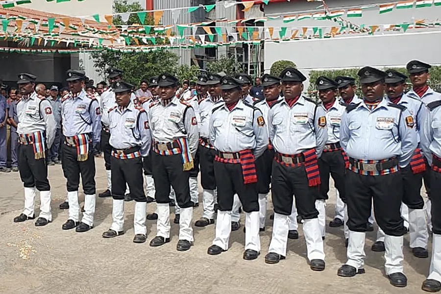 Falcon Eye Security Services personnel on duty
